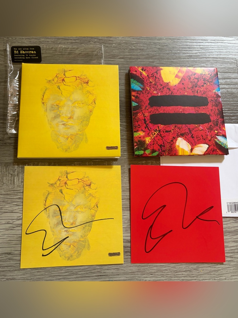 Signed Ed Sheeran CD’s